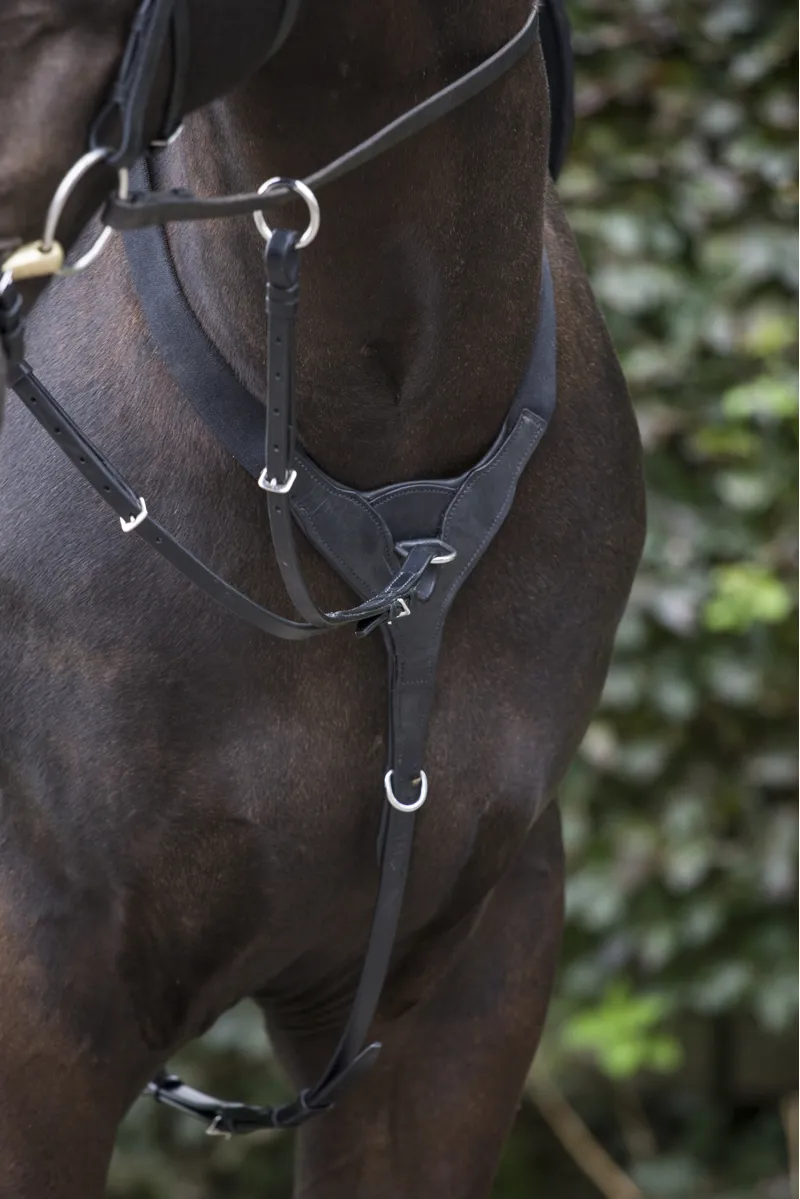 Cameo Performance Elasticated Breastplate Brown-2